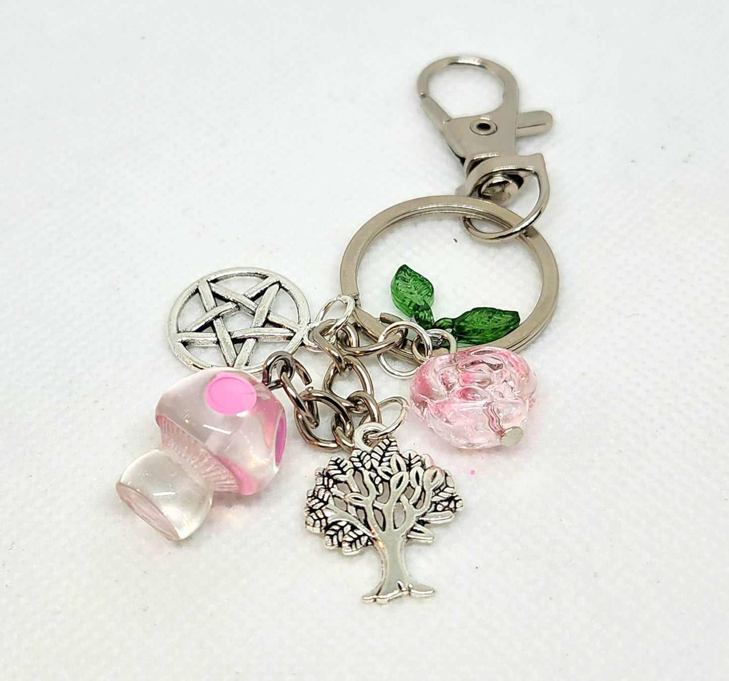 Forest Witch Keychain / Zipper Pull