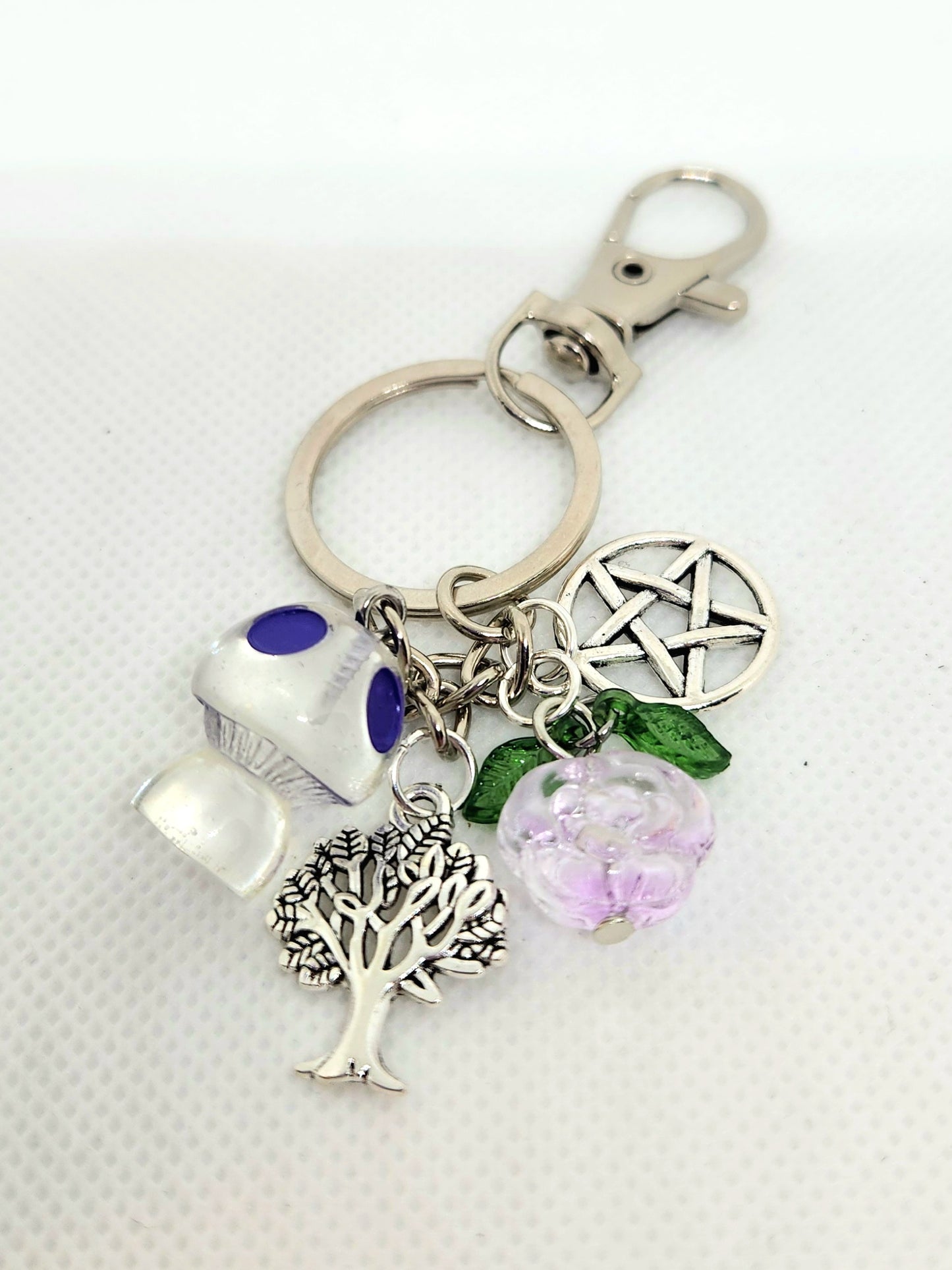 Forest Witch Keychain / Zipper Pull