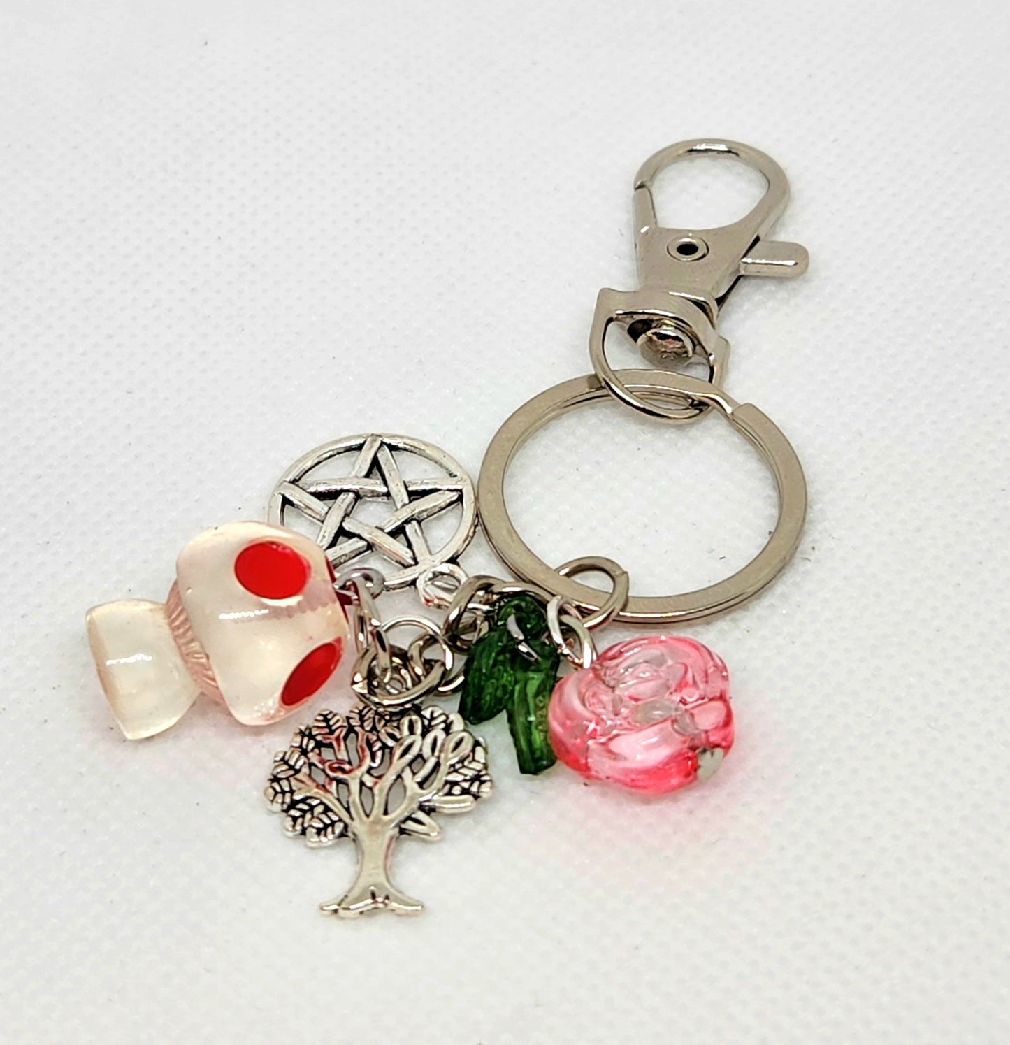 Forest Witch Keychain / Zipper Pull