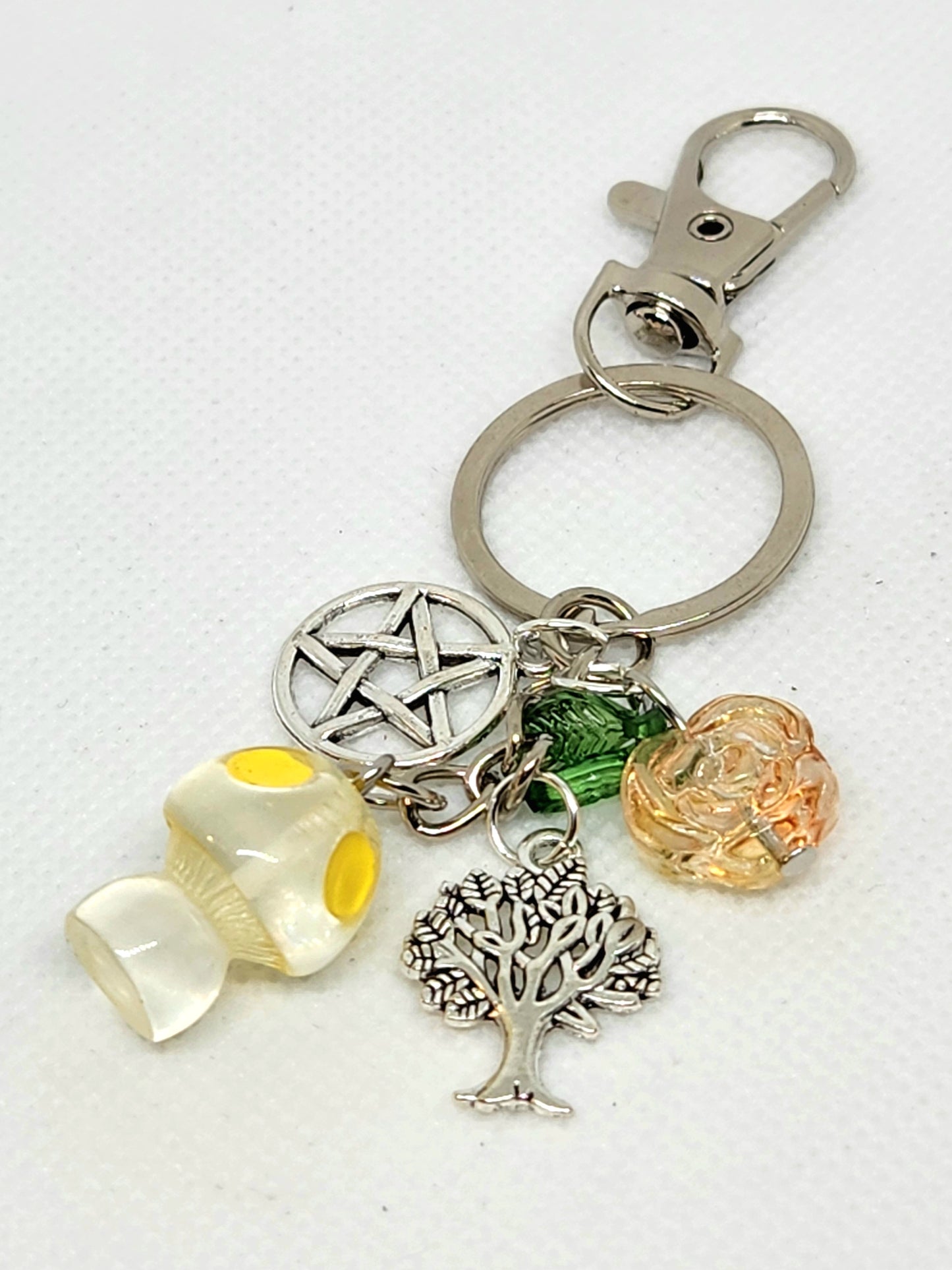 Forest Witch Keychain / Zipper Pull