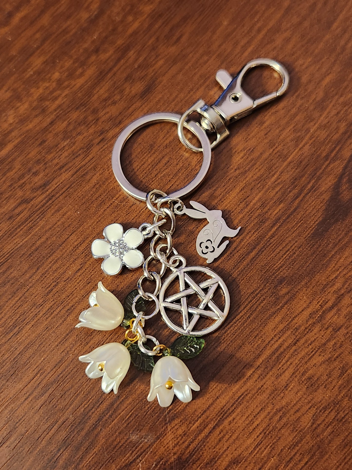 Spring Witch Keychain