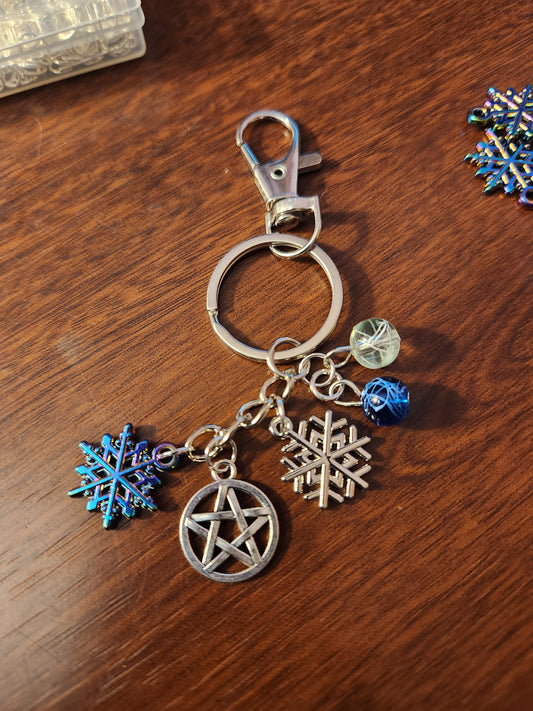 Winter Witch Keychain