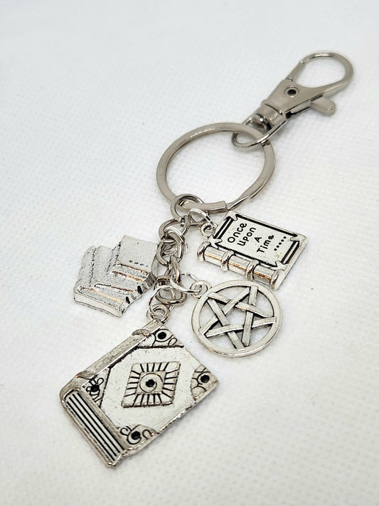 Book Witch Keychain
