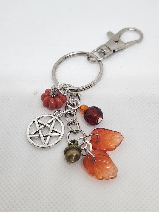 Autumn Witch Keychain