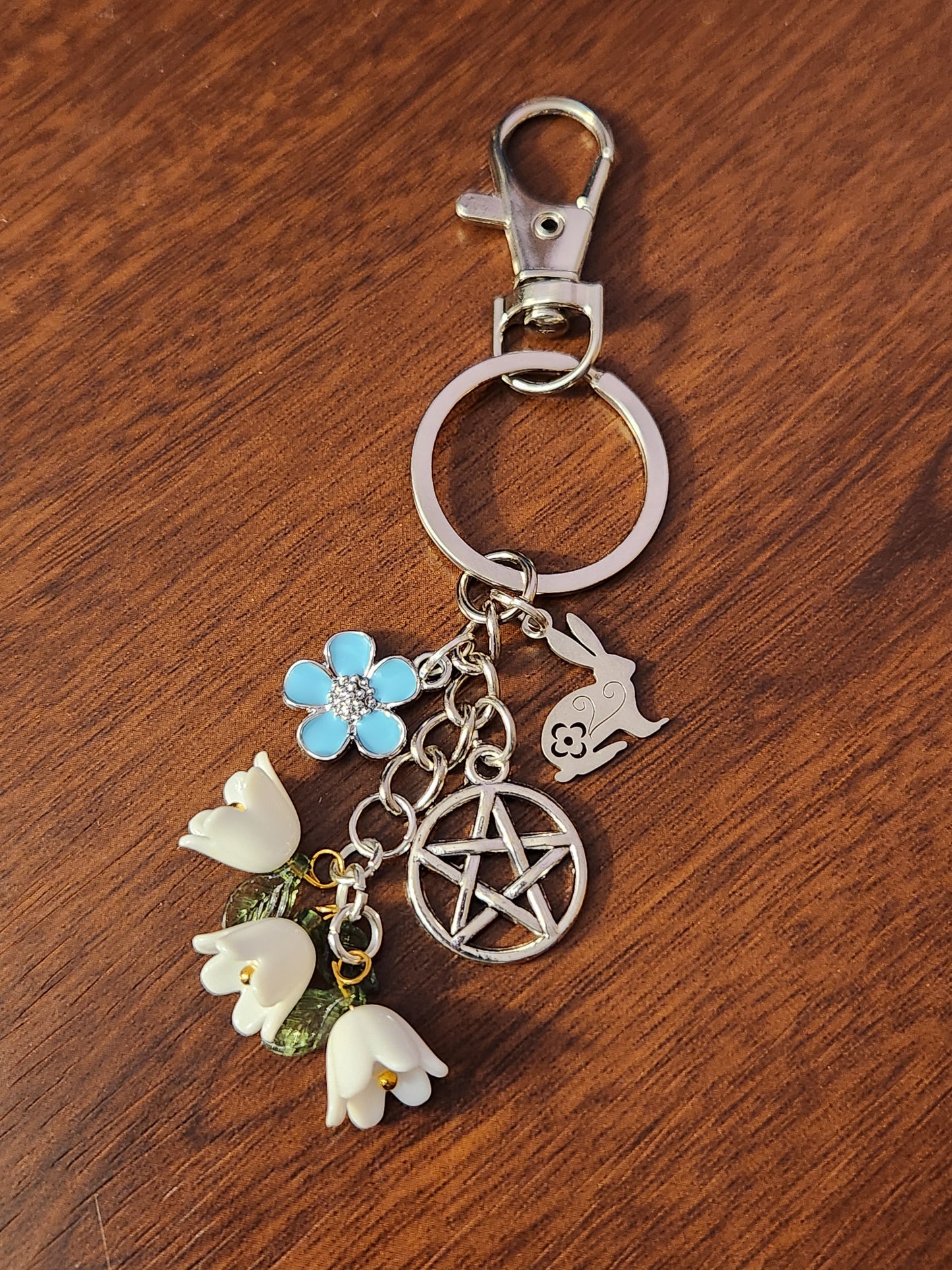 Spring Witch Keychain