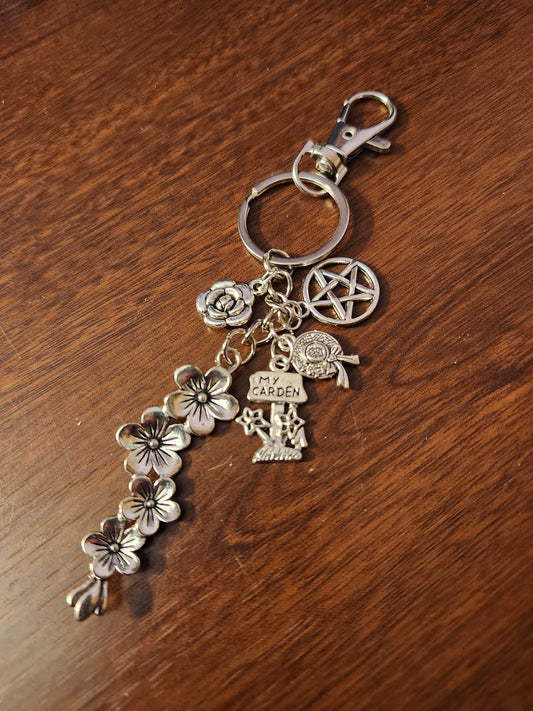 Garden Witch Keychain